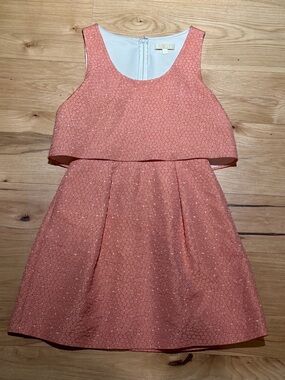 ERIN by Erin Fetherston Coral Textured Dress